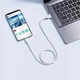 Кабель Baseus Silky Series Fast Charging Type-C 100W (2m) white - зображення 5