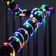 Гирлянда светодиодная на солнечной батарее 10м 100LED разноцветная для улицы - изображение 4
