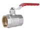Кран кульовий Thermo Alliance Standart 1 1/4" ВВ прямий, PN40, важіль SD600NW32PN40 - зображення 1