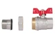 Кран кульовий "Американка" Thermo Alliance Standart 1" ВЗ прямий, PN40, метелик SD220W25 - зображення 7
