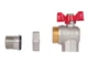 Кран кульовий "Американка" Thermo Alliance Standart 3/4" ВЗ кутовий, PN40, метелик SD222W20 - зображення 7