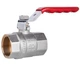 Кран шаровой Thermo Alliance Standart 1" ВВ прямой, PN40, рычаг SD600NW25PN40 - изображение 1