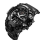 Часы наручные мужские SKMEI 1586BK BLACK, водонепроницаемые мужские часы, часы спортивные. Цвет: черный - изображение 9