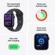 Smartwatch Apple Watch SE 3 (2025) GPS + Cellular 44mm Midnight Aluminium Case with Midnight Sport Band S/M (MEPH4) - obraz 3