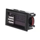 Індикатор заряду акумулятора, вольтметр 12В, 2xUSB, LED-дисплей, для авто та мотоцикла - изображение 2