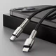 Кабель Baseus Cafule Metal Type-C to Lightning PD 20W 1 м Black (CATLJK-A01) - изображение 5