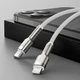 Кабель Baseus Cafule Metal Type-C to Lightning PD 20W (1m) white CATLJK-A02 - изображение 5