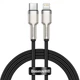 Кабель Baseus Cafule Metal Type-C to Lightning PD 20W 1 м Black (CATLJK-A01) - изображение 7