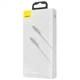 Кабель Baseus Cafule Metal Type-C to Lightning PD 20W (1m) white CATLJK-A02 - изображение 8