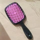 Расческа-щетка SUPERBRUSH AVADONA для распутывания волос, черная с розовый - изображение 2