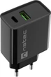 Ładowarka sieciowa Natec Ribera 20W 1 x USB-A + 1 x USB-C Black (NUC-2062) - obraz 3