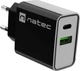 Ładowarka sieciowa Natec Ribera 20W 1 x USB-A + 1 x USB-C Black (NUC-2062) - obraz 6