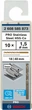 Спиральное сверло Bosch PRO Stainless Steel HSS-Co 1.5х18х40 мм, 10 шт (2608585873) - изображение 2