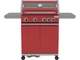 Gazowy grill YATO YG-20034 OKAYA 4+1 z szybą Czerwony (5906083114526) - obraz 2