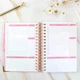 Планер Carnet Goals Planner A5 на пружине (английская версия) — ежедневник, еженедельник, планировщик целей, розовый - изображение 5