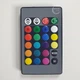 Торшер напольный угловой RGB LED 1.2 м, светодиодная лампа с пультом дистанционного управления, цветная подсветка для комнаты с питанием от USB, декоративное освещение для интерьера Черный DEL-014 - изображение 4