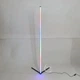 Торшер напольный угловой RGB LED 1.2 м, светодиодная лампа с пультом дистанционного управления, цветная подсветка для комнаты с питанием от USB, декоративное освещение для интерьера Черный DEL-014 - изображение 7
