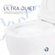 Унітаз підвісний Qtap Taurus безободковий з сидінням Soft-close QT2433084EUQW - зображення 5