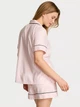 Піжама фланелева Victoria's Secret Flannel Short PJ Set Рожевий S - изображение 2