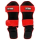 Защита голени и стопы кожаная для единоборств защита для ног Fistrage Fight Gear 7860 размер XL Red-Black - изображение 5
