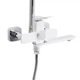 Душова система универсальна Qtap Presto на три споживачі (з виливом) QTPRE111CRW45580 Chrome/White - зображення 4
