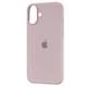 Чехол Fiji Silicone Case для Apple iPhone 16 Plus бампер накладка Soft Touch с микрофиброй Lavende - изображение 1