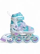 Детские раздвижные ролики SP-Sport Frozen 169 размер 31-34 Light Blue-Violet - изображение 2