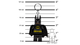 Брелок-Ліхтарик Lego Batman Бетмен Super Heroes 5008088 - зображення 5