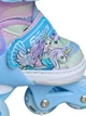 Детские раздвижные ролики для начинающих SP-Sport Fairytale 192 размер 31-34 Light Blue-Violet - изображение 3