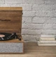Вініловий програвач Audizio Fremont Wood на ніжках, Bluetooth IN/OUT, вбудовані динаміки, фонокоректор і підсилювач, ретро програвач платівок у дерев’яному корпусі, музичний центр для дому - зображення 6
