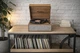 Вініловий програвач Audizio Fremont Wood на ніжках, Bluetooth IN/OUT, вбудовані динаміки, фонокоректор і підсилювач, ретро програвач платівок у дерев’яному корпусі, музичний центр для дому - зображення 7