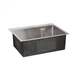 Мийка для кухні інтегрована Lidz Handmade H5845 (LDH5845BRU35384) Brushed Steel 3,0/1,0 мм - изображение 4