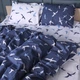 Простынь MirSon Бязь 17-0825 Flying birds blue 150 х 220 см (2200011563718) - изображение 2