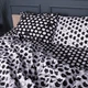 Простынь MirSon Бязь 17-0673 Monochrome Meows 150 х 220 см (2200010184457) - изображение 3