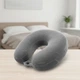 Подушка-рогалик флісова для шиї із ефектом памяті Wenger Memory Foam Travel Neck Pillow U-подібна для сну та подорожей ортопедична наповнювач Memory Foam 27х29х9 см Сірий - зображення 2