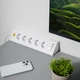 Мережевий фільтр Proove Prism Socket 5 розеток 2xUSB-C 2xUSB-A 1.6 м White (622370003) - зображення 3