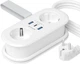 Сетевой фильтр Proove Supercoil 20 Вт 2 розетки 1xUSB-C 2xUSB-A 1.5 м White (621840003) - изображение 1
