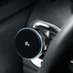 Автодержатель для телефона с беспроводной зарядкой Proove Titanium Circle Qi2 15W Grey (630190010) - изображение 5