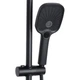 Душова система універсальна Qtap Gemini на три споживачі (з виливом) QTGEM111BLM45686 Black Matt - зображення 4