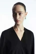Сукня туніка COS asymmetric tunic dress 1205121001 40 Чорний - изображение 3