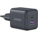 Зарядний пристрій Ugreen X516 30W 1xUSB 1xType-C 3A Grey (55539) - зображення 1