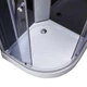 Душевой бокс Lidz Tani SB90x90.SAT.LOW.GR, стекло тонированное 4 мм - изображение 5