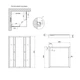 Душова кабіна Lidz Wawel SC90x90.SAT.LOW.FR, скло Frost 4 мм + Lidz Душовий піддон KAPIELKA ST90x90х14 - зображення 2