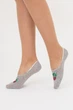 Клаcсические следки женские Giulia WF1 UKR 2401 36/40 Grey-light grey melange, Носки следки женские - изображение 3