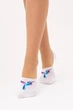 Классические женские подследники Giulia WF1 FASHION SET 2404 36/40 White-white, носки кроткие - изображение 3