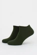 Носки короткие мужские Giulia MS1 SOFT PREMIUM CLASSIC [MS1C/Sl-cl] 42/44 Khaki, однотонные хлопковые Джулия - изображение 3