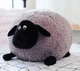 Мягкая игрушка серый Барашек Овечка Шон, длина 40 см - изображение 2