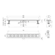 Трап лінійний Kroner KRP Eifel L80 Linien - изображение 2
