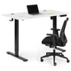 Комп'ютерний стіл ModernHome by Multistore електричне регулювання 120 x 60 Біло-чорний (JNI-D45A-1-1) - зображення 6