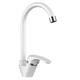 Смеситель для кухни Plamix Afina-011 White (без подвода) (PM0686) - изображение 2